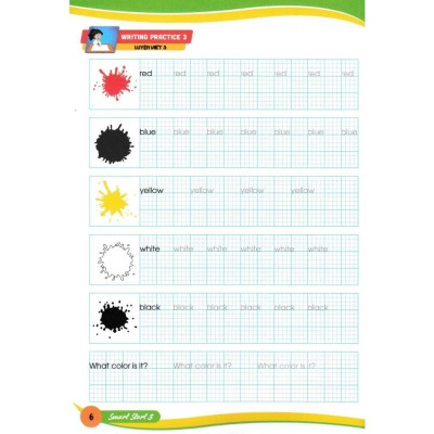 Sách - Em Luyện Viết Tiếng Anh Và Nhớ Từ Vựng - Smart Start 3 - Bám Sát SGK I-Learn Smart Start 3 - Hồng Ân