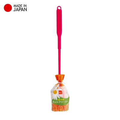 Combo 02 chiếc dụng cụ rửa chai lọ có đầu mut Antibacterial Size M hàng hàng nội địa Nhật Bản Made in Japan