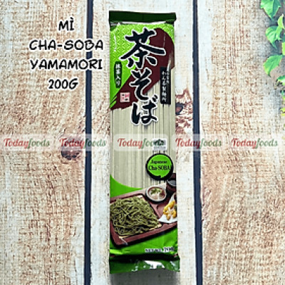 Mì Cha Soba Yamamori 200G - Mì Soba Trà Xanh - Mì Nhật Bản