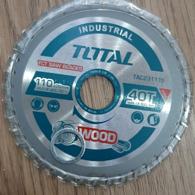 LƯỠI CƯA HỢP KIM TCT 40 RĂNG SIZE TỪ 110MM - 180MM TOTAL - HÀNG CHÍNH HÃNG