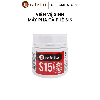 [Hàng chính hãng] Viên vệ sinh máy pha cà phê S15 Cafetto (100 viên)