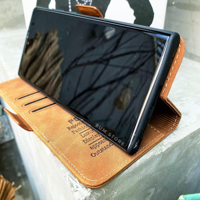 Bao Da Gập Cho Samsung S25 Ultra / S24 Ultra / S23 Ultra / S23 Plus / S21 FE / S21 5G Nắp Gập Có Bảo Vệ Camera