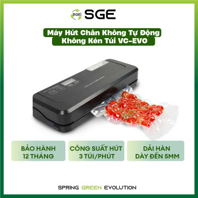 Máy hút chân không KHÔNG kén túi, hút được nước VC-EVO. Hàng chính hãng