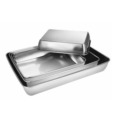 KHAY INOX 304 SÂU CAO CẤP – THIẾT KẾ HIỆN ĐẠI, BỀN BỈ & TIỆN DỤNG - KHAY INOX 304 CHỮ NHẬT NHIỀU SIZE,