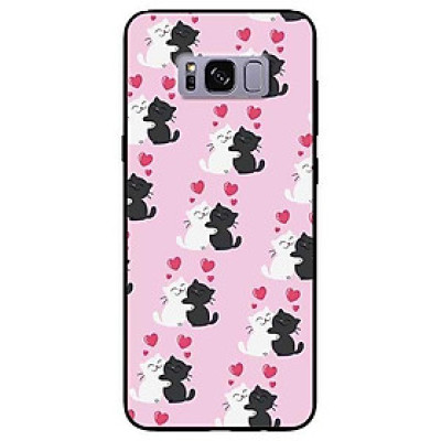 Ốp lưng dành cho Samsung S8 - S8 Plus - S9 Plus mẫu Mèo Yêu Nhau