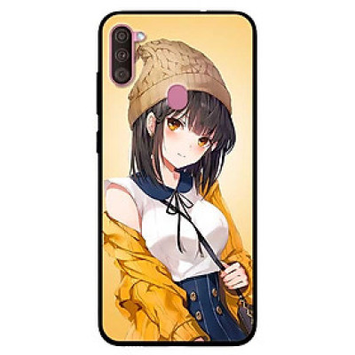 Ốp lưng dành cho Samsung A11 mẫu Cô Gái Áo Vàng