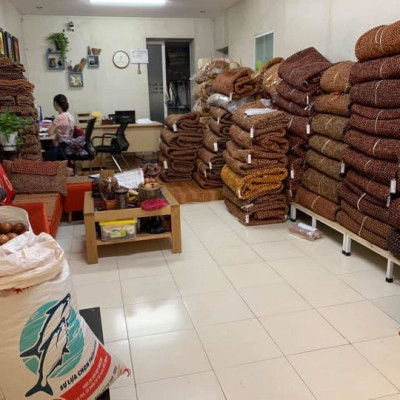 Chiếu Hạt Gỗ Pơ Mu kích thước 1,5mx1,9m - Chiếu gỗ Mian ( video , hình thật )