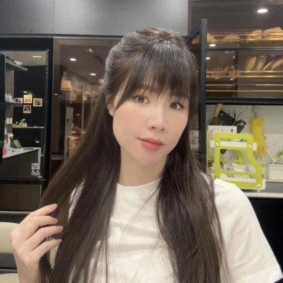 Mái nửa trước cắt tỉa sole tóc th.ật - Tóc Giả Vân Anh