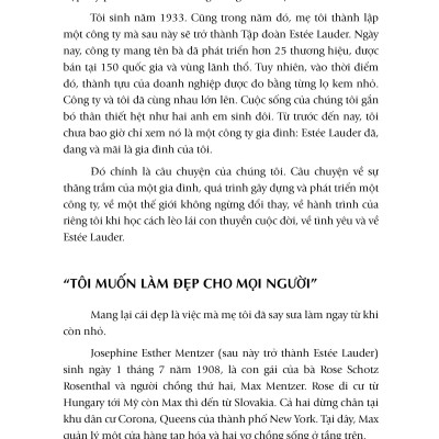 Công Ty Tôi Gìn Giữ - Cuộc Đời Của Tôi Trong Ngành Mỹ Phẩm