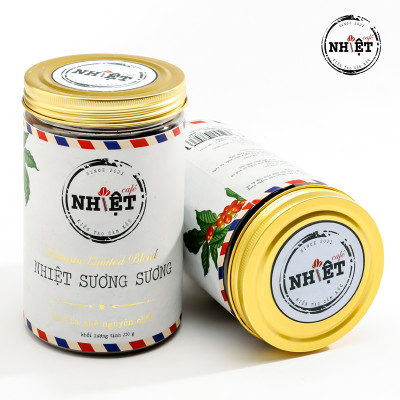 250 gr Cà phê Robusta nguyên chất 100% pha máy, pha phin vị đắng đầm hậu ngọt thơm nồng từ Nhiệt Cafe