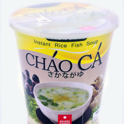 Cháo cá Asuzac thùng 12 ly (36g x 12 ly)