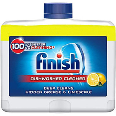 Dung dịch vệ sinh Máy rửa bát Finish 250ml, FINISH DISHWASHER CLEANER 250ML PACK LEMON