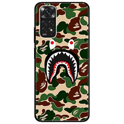 Ốp lưng dành cho Xiaomi Redmi Note 11 4G mẫu Bape Camo Xanh Lá
