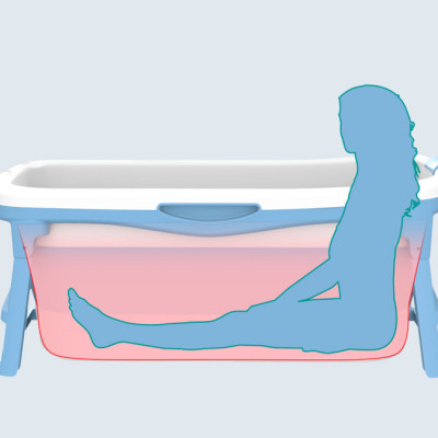 Bồn tắm gấp gọn cho cả gia đình- Bồn tắm silicon cao cấp -tiết kiệm không gian -hàng chính hãng								