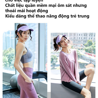 Quần Gym Yoga Form Lửng Tạo Dáng Mông Đào Cleacco , Chất Liệu Co Giãn 4 Chiều , Thoải Mái , Dáng Đẹp - Hàng Chính Hãng BORO SPORT