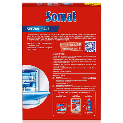 Muối rửa ly Somat Spezial Salz 1,2 Kg