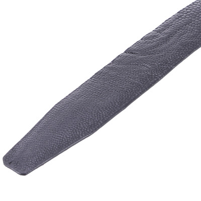 HJ5411-12-15-16 - Dây thắt lưng nữ Huy Hoàng da đà điểu trơn màu đen, nâu đất, nâu đỏ, vàng