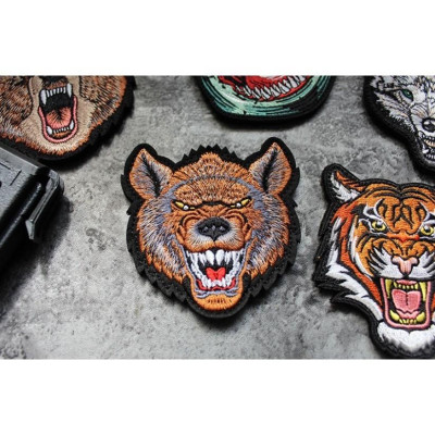 Patch vải velcro đầu thú dán ba lô, nón , quần áo , túi xách