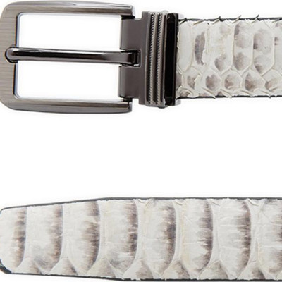 Thắt Lưng Da Trăn Vip Huy Hoàng HT5311 - Trắng