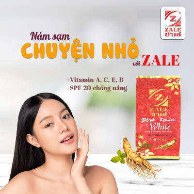 Kem Dưỡng Trắng Da Z ZALE ĐỎ NHÂN SÂM 6g Tẩy Nám Tàn Nhang Che Khuyết Điểm - BỘ 12 HỦ