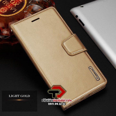 Bao da dạng ví dành cho SamSung Galaxy A04s hiệu Hanman có quai cài, có ngăn đựng thẻ và tiền tiện dụng - Hàng chính hãng