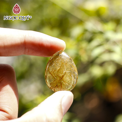 Mặt dây chuyền thạch anh tóc - Ngọc Quý Gemstones