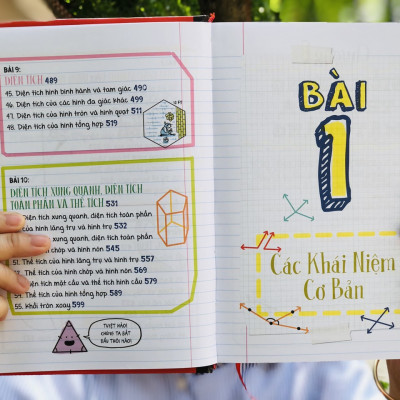 Sách - Sổ tay Hình học - Á Châu Books ( Tiếng Việt, lớp 8 - lớp 12 )