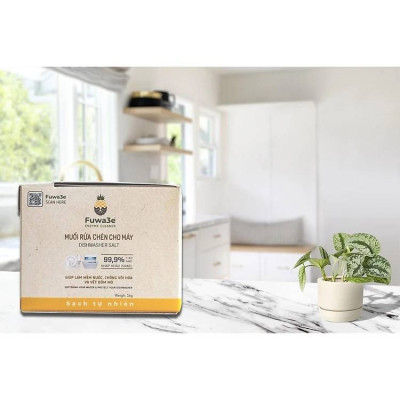 Muối rửa bát cho máy rửa chén bát Fuwa3e làm mềm nước 2kg