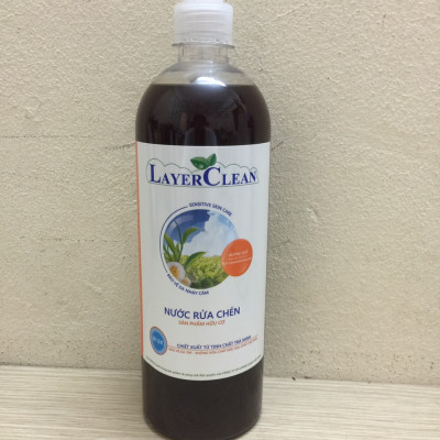 COMBO 2 CHAI NƯỚC RỬA BÁT LAYER CLEAN : HƯƠNG QUẢ HỒNG 800ML +  HƯƠNG QUẾ 800ML
