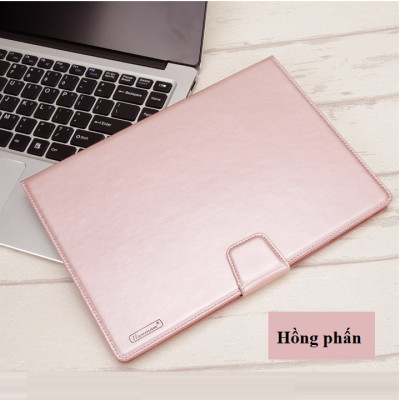 Bao da dạng ví SamSung Galaxy Tab A7 2020 T505, Tab A7 Lite hiệu Hanman có quai cài- Hàng Chính Hãng