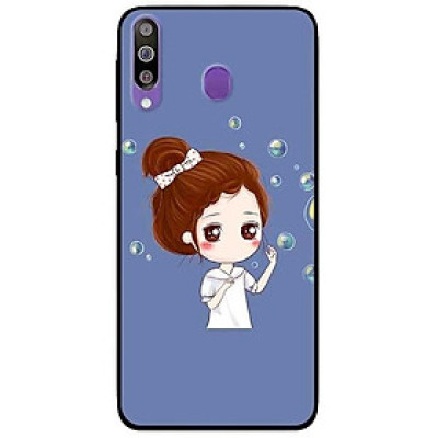 Ốp lưng dành cho Samsung M30 - M30s - M31 mẫu Cô Gái Búi Tóc