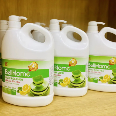 Nước Rửa Chén Công Nghệ Sinh Học Bell Home Hương Chanh 1,6 KG