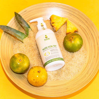 Nước Rửa Tay Fuwa3e Hương Quýt Diệt Khuẩn Dưỡng Ẩm Da An Toàn Cho Bé Chai 300ml