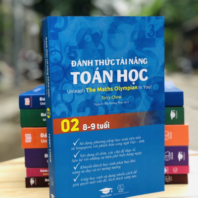 Sách - Đánh thức tài năng toán học 2 - Toán lớp 2, lớp 3 ( 8 - 9 tuổi ) -Á Châu Books