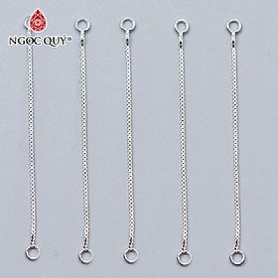 Charm bạc chuỗi xích trang trí - Ngọc Quý Gemstones