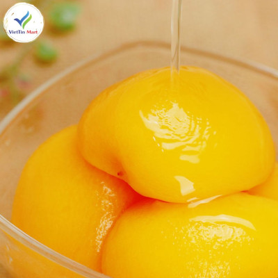 Đào Ngâm Nước Đường RICH FRUIT Lon 825g