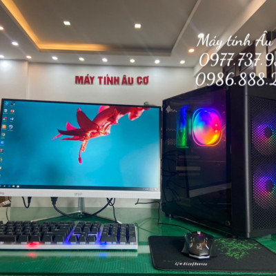 Máy tính chơi game ( Main H61/ Core i7 / core i5 / ram 8gb / ssd 120gb/ HDD 500GB / card màn hình 4gb NEW) và màn hình 22 inch tặng bàn phím chuột - Hàng Chính Hãng