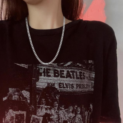 Dây chuyền nam titan cao cấp đẹp sang trọng thép không gỉ lặc trangsucpt cỡ 7mm màu trắng PTDCNA01