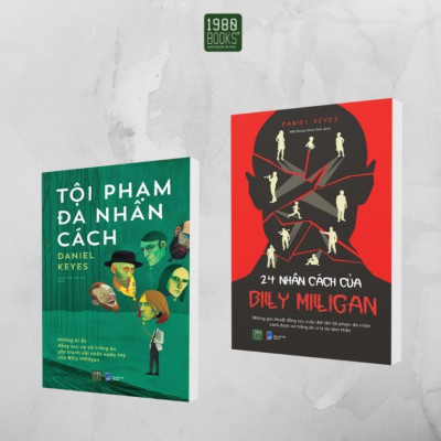 Sách - Combo 2 Cuốn: 24 Nhân Cách Của Billy Milligan + Tội Phạm Đa Nhân Cách - Daniel Keyes - 1980 Books