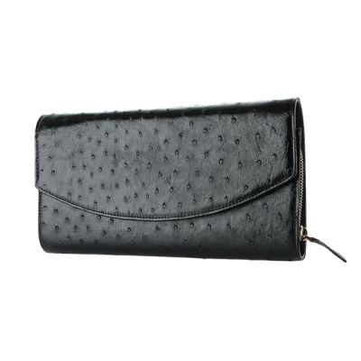 Túi xách nữ da đà điểu Huy Hoàng đeo chéo màu đen, nâu đất, vàng bò, nâu đỏ HT6430-31-32-33 