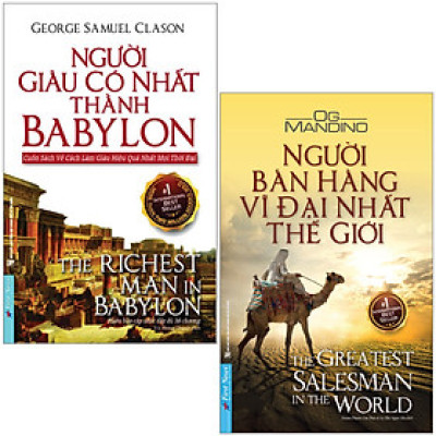 Combo Sách Người Giàu Có Nhất Thành Babylon + Người Bán Hàng Vĩ Đại Nhất Thế Giới (Bộ 2 Cuốn) (FN)