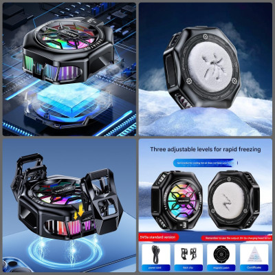 Tản nhiệt sò lạnh Led TL05 Gaming siêu mát cho điện thoại hàng nhập khẩu