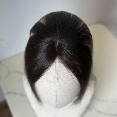 Mái hói mini 2 kẹp tóc thậ.t nữ - Tóc Giả Vân Anh
