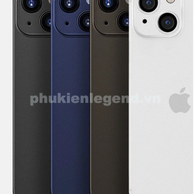 Ốp lưng nhám siêu mỏng 0.3mm cho iPhone 15, 15 Plus, 15 Pro, 15 Pro Max hiệu Memumi Slim - mặt lưng chống trượt, chống bám bẩn - Hàng chính hãng