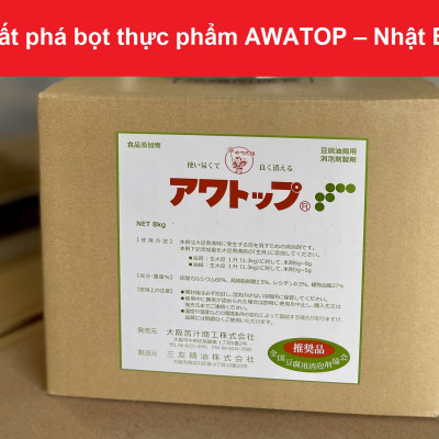 500g AWATOP Nhật Bản chất phá bọt tan bọt sữa đậu nành đậu hũ