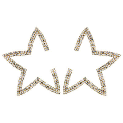 Khuyên tai thời trang nữ sành điệu Ngôi sao Star đá