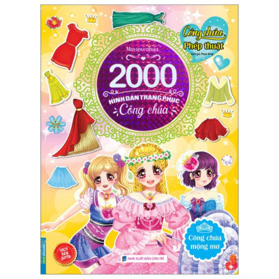 Combo 4 Cuốn: Công Chúa Phép Thuật - 2000 Hình Dán Trang Phục Công Chúa