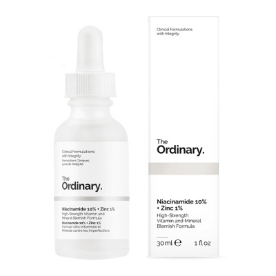 Tinh Chất Ngừa Thâm Mụn THE ORDINARY Niaciaminde 10% + Zinc 1%. Tặng Gel Móc Khóa 30ml