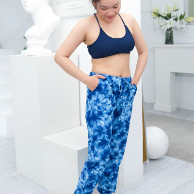 Áo bikini đa năng Gym-to-swim LMcation Krista - Xanh Đen