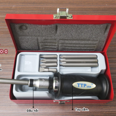 BỘ TÔ VÍT ĐÓNG 10 CHI TIẾT TTPusa